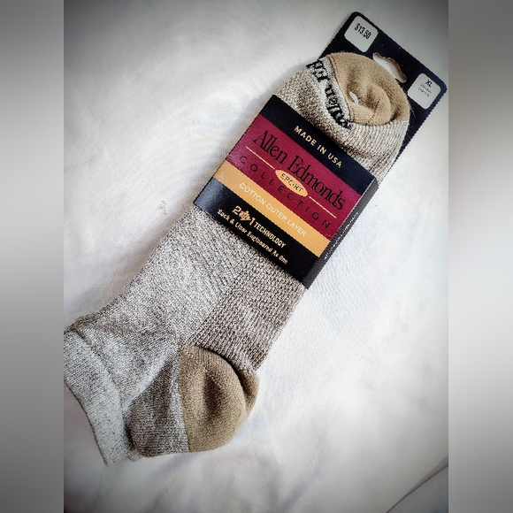 Brand New Men's Allen Edmonds Dress Socks, Size XL (Shoe Size 12-15) - Picture 2 of 7